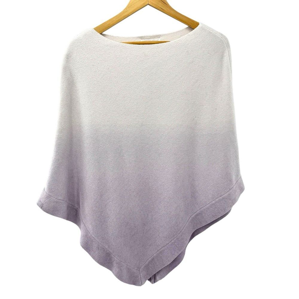 Barefoot Dreams CozyChic Ultra Lite Breeze Poncho Ombre Soft Violet
